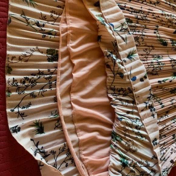 Metrowear pink floral skirt,  new , PL size, lined , excellent condition, NEW - Picture 6 of 10